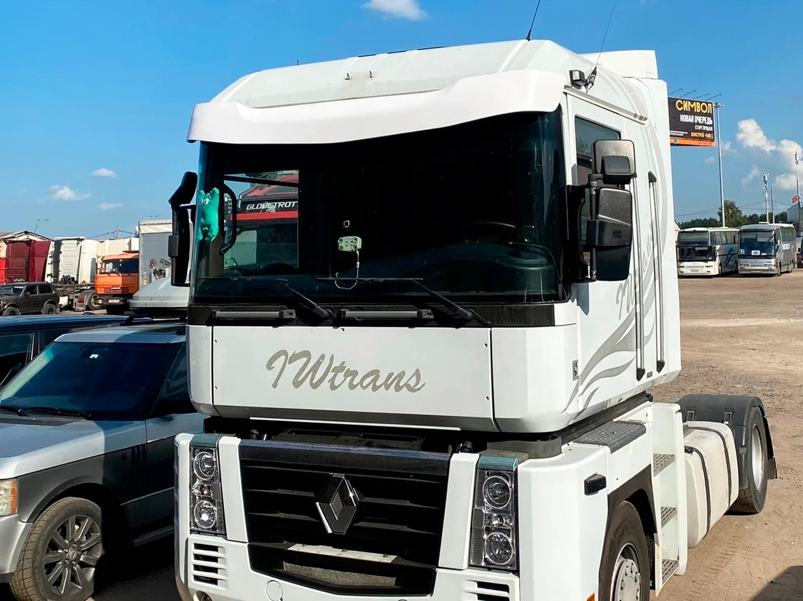 Солнцезащитный козырек Renault Magnum Низкая кабина